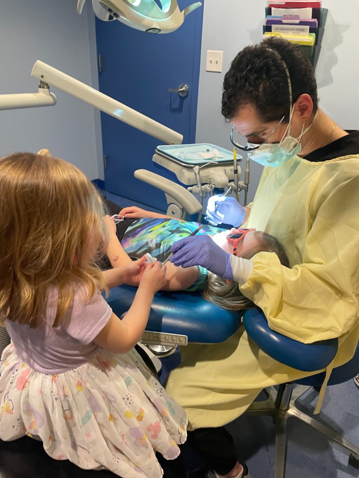 About Our Cobblestone Kids Practice 2 A Dentist From Our Trusted Pediatric Dental Team Treating A Young Patient At The Cobblestone Kids Practice In Philadelphia, Pa